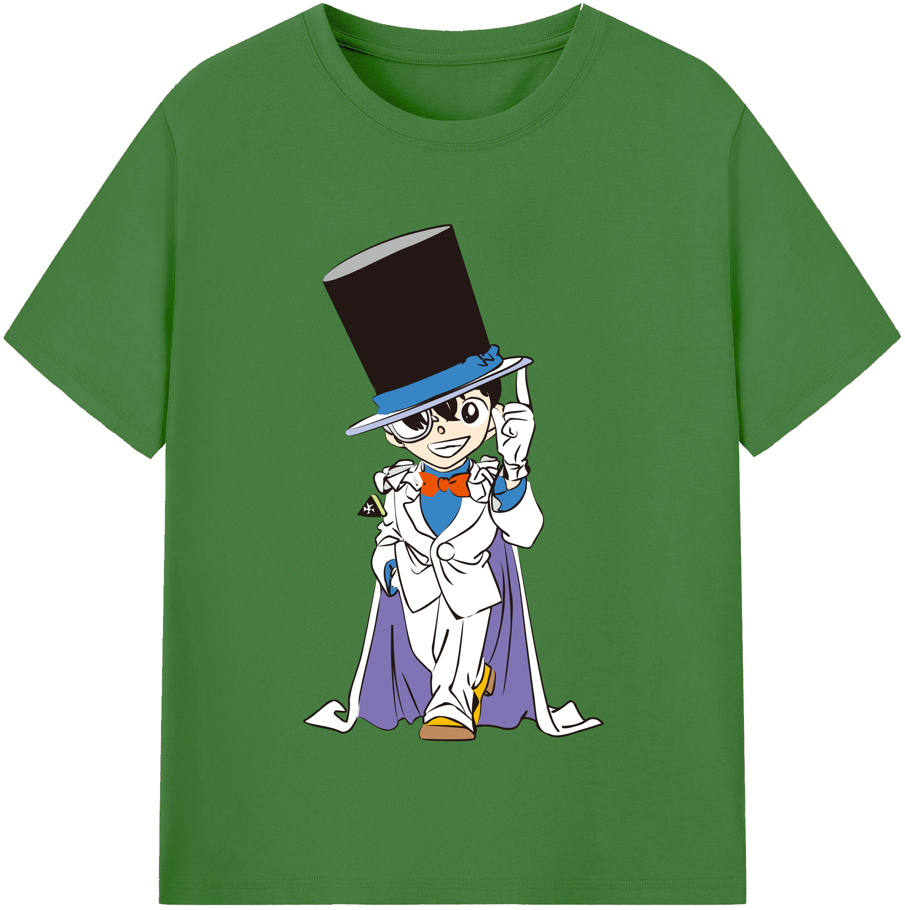 （画像用） 名探偵コナン 江戸川 コナン Detective Conan Conan Edogawa レディースカジュアルプリントTシャツ（綿100％）